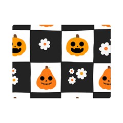 Seamless Halloween Pattern With Smiling Pumpkin 20240926 161714 0000 Premium Plush Fleece Blanket (mini) by Safari