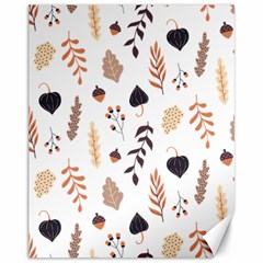 Autumn Seamless Leaves Pattern  Canvas 11  X 14  by Safari