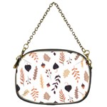 Autumn Seamless Leaves Pattern  Chain Purse (Two Sides) Back