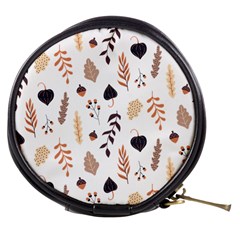 Autumn Seamless Leaves Pattern  Mini Makeup Bag by Safari