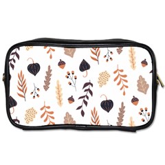 Autumn Seamless Leaves Pattern  Toiletries Bag (two Sides)