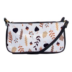 Autumn Seamless Leaves Pattern  Shoulder Clutch Bag