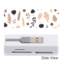 Autumn Seamless Leaves Pattern  Memory Card Reader (stick)