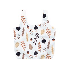 Autumn Seamless Leaves Pattern  Full Print Recycle Bag (s)