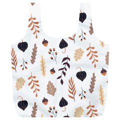 Autumn Seamless Leaves Pattern  Full Print Recycle Bag (xl)