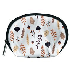 Autumn Seamless Leaves Pattern  Accessory Pouch (medium)