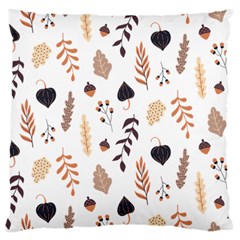 Autumn Seamless Leaves Pattern  Standard Premium Plush Fleece Cushion Case (two Sides)