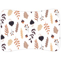 Autumn Seamless Leaves Pattern  Velour Seat Head Rest Cushion