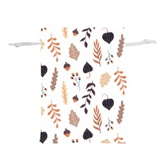 Autumn Seamless Leaves Pattern  Lightweight Drawstring Pouch (m) by Safari