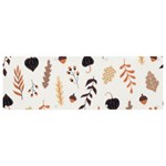 Autumn Seamless Leaves Pattern  Banner and Sign 9  x 3  Front