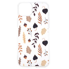 Autumn Seamless Leaves Pattern  Iphone 15 Tpu Uv Print Case