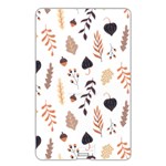 Autumn Seamless Leaves Pattern  Name Card Style USB Flash Drive Back