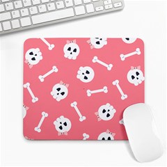 Halloween Pattern With Sculles And Bones 20240926 160927 0000 Large Mousepad by Safari