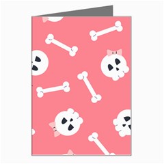 Halloween Pattern With Sculles And Bones 20240926 160927 0000 Greeting Card by Safari