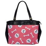 Halloween Pattern With Sculles And Bones 20240926 160927 0000 Oversize Office Handbag Front