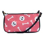 Halloween Pattern With Sculles And Bones 20240926 160927 0000 Shoulder Clutch Bag Front