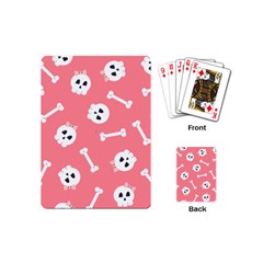 Halloween Pattern With Sculles And Bones 20240926 160927 0000 Playing Cards Single Design (mini) by Safari