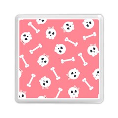 Halloween Pattern With Sculles And Bones 20240926 160927 0000 Memory Card Reader (Square)