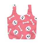 Halloween Pattern With Sculles And Bones 20240926 160927 0000 Full Print Recycle Bag (M) Front