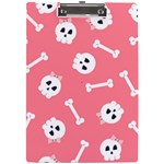 Halloween Pattern With Sculles And Bones 20240926 160927 0000 A4 Acrylic Clipboard Front