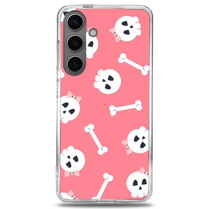 Halloween Pattern With Sculles And Bones 20240926 160927 0000 Samsung Galaxy S24 6.2 Inch TPU UV Case