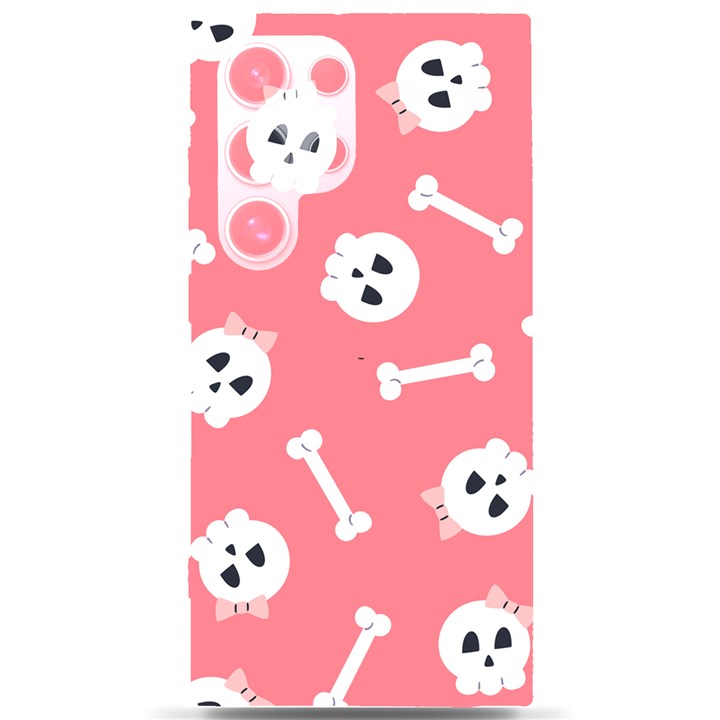 Halloween Pattern With Sculles And Bones 20240926 160927 0000 Samsung Galaxy S24 Ultra 6.9 Inch Black TPU UV Case