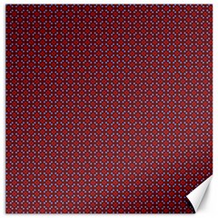 Brown Red Dot Pattern Canvas 12  X 12  by ytdream