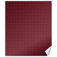 Brown Red Dot Pattern Canvas 20  X 24  by ytdream