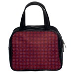 Brown Red Dot Pattern Classic Handbag (Two Sides) Front