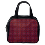 Brown Red Dot Pattern Classic Handbag (Two Sides) Back