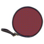 Brown Red Dot Pattern Classic 20-CD Wallets Front