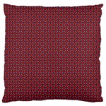 Brown Red Dot Pattern Standard Premium Plush Fleece Cushion Case (Two Sides) Front