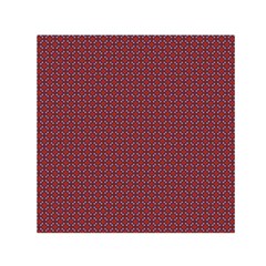 Brown Red Dot Pattern Square Satin Scarf (30  X 30 ) by ytdream