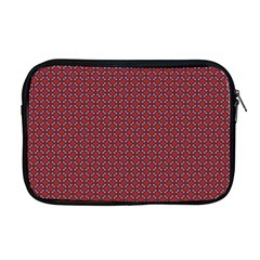 Brown Red Dot Pattern Apple Macbook Pro 17  Zipper Case by ytdream