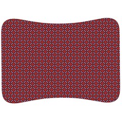 Brown Red Dot Pattern Velour Seat Head Rest Cushion by ytdream