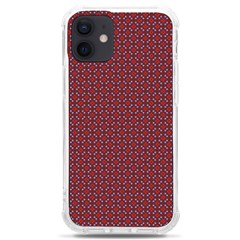 Brown Red Dot Pattern Iphone 12 Mini Tpu Uv Print Case	 by ytdream