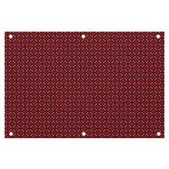 Brown Red Dot Pattern Banner And Sign 6  X 4  by ytdream