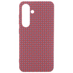 Brown Red Dot Pattern Samsung Galaxy S24 6 2 Inch Black Tpu Uv Case by ytdream