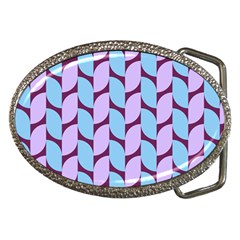 Purple Blue Pattern Belt Buckles by ytdream