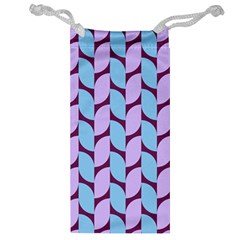 Purple Blue Pattern Jewelry Bag by ytdream