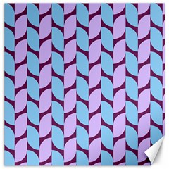 Purple Blue Pattern Canvas 12  X 12  by ytdream