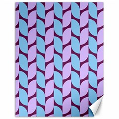 Purple Blue Pattern Canvas 12  X 16  by ytdream