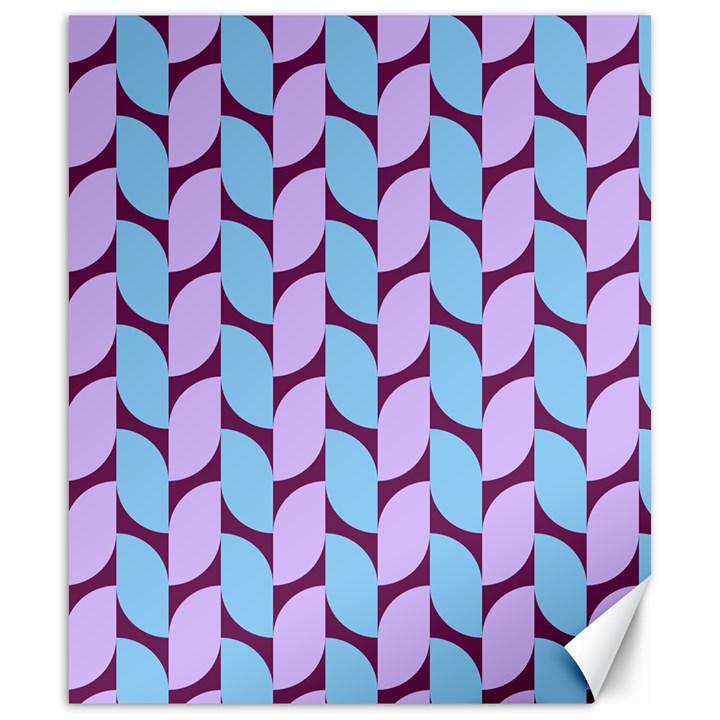 Purple Blue Pattern Canvas 20  x 24 