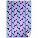 Purple Blue Pattern Canvas 24  x 36  23.35 x34.74  Canvas - 1