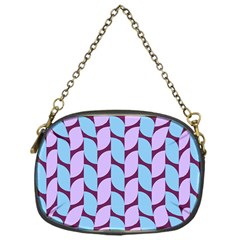 Purple Blue Pattern Chain Purse (one Side) by ytdream