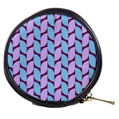 Purple Blue Pattern Mini Makeup Bag by ytdream