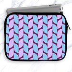 Purple Blue Pattern Apple iPad 2/3/4 Zipper Cases Front