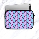 Purple Blue Pattern Apple iPad Mini Zipper Cases Front