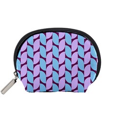 Purple Blue Pattern Accessory Pouch (small) by ytdream