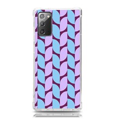 Purple Blue Pattern Samsung Galaxy Note 20 Tpu Uv Case by ytdream